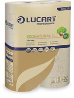 Lucart Eco Natural 6.3 toalettpapír, 3 rétegű kistekercses 27,5m barna (811929Y)