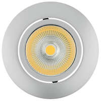LED Downlight 5068 ECO FLAT BIO, rund, 38°, 7,5W, 2700K, IP40, chrom matt