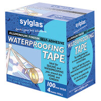 Sylglas 8620020 Aluminium Finish Waterproofing Tape 50mm x 4m