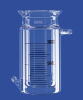 250ml Reaction vessels cylindrical with thermostatic jacket
