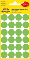 Markierungspunkte, Ø 18 mm, 4 Bogen/96 Etiketten, leuchtgrün