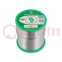 Soldering wire; Sn99Ag0,3Cu0,7; 1.5mm; 0.5kg; lead free; reel