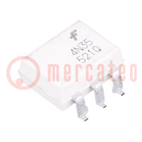 Optoacoplador; SMD; Ch: 1; OUT: transistorizados; 7,5kV