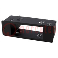 Mounting half frame for CB radio; Cobra; with center hole