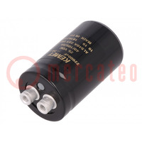 Condensator: elektrolytisch; 22mF; 25VDC; Ø36x62mm; Raster: 12,8mm