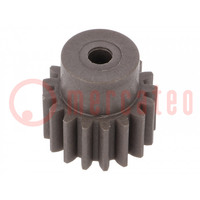 Spur gear; whell width: 35mm; Ø: 38mm; Number of teeth: 17; ZCL