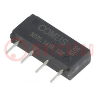 Relé: relé reed; SPST-NO; Uinductor: 12VDC; 500mA; max.200VDC; 10W