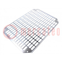 Mounting plate; steel