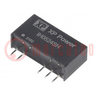 Converter: DC/DC; 2W; Uin: 5V; Uout: 24VDC; Uout2: -24VDC; Iout: 42mA