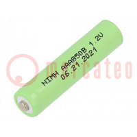 Batteria ric: Ni-MH; AAA,R3; 1,2V; 850mAh