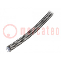 Braid; Size: 35; copper,polyester; -40÷150°C; Plating: zinc