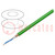 Leiding: microfoon-; 2x0,22mm2; groen; OFC; -15÷70°C; PVC