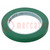 Band: markierend; grün; L: 33m; W: 12mm; Thk: 0,13mm; 2,5N/cm; 130%
