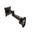 ROLINE Bras LCD inclinable, 4 pivots, montage mural, noir
