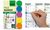 sigel Haftmarker mit farbigem Punkt, 50 x 12 mm, 200 Blatt (8203447)