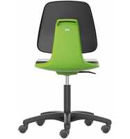 Bimos Arbeitsstuhl Labsit 2, PU grün Sitzhöhe 450-650 mm mit Rollen