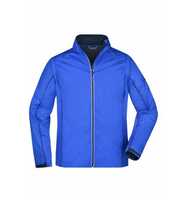 James & Nicholson Herren Zip-Off Softshell Jacke JN1122 Gr. S nautic-blue/navy