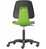 Bimos Arbeitsstuhl Labsit 2, K-Leder grün Sitzhöhe 450-650 mm mit Rollen