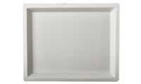 PAPSTAR Zuckerrohr-Teller "pure", eckig, 130 x 260 mm, 50er (6486983)