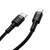 5_Baseus CATLKLF-G1 Lightning – USB-C PD QC-Kabel 18 W 480 Mbit/s 1 m – Schwarz und Grau