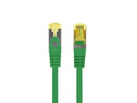 Patchcord kat.6a S/FTP LSZH CU 1M zielony fluke