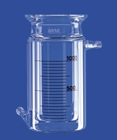 Reaction Vessels, Cylindrical, with ThermostaticJacket, LF 100 Cap. 4 Socket NS 29/32