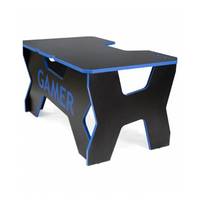 Generic Confort Gamer2DS/NB gamer asztal, fekete kék szegély