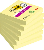3M 7100259321 karteczka samoprzylepna Kwadrat Żółty 90 ark. Samoprzylepny