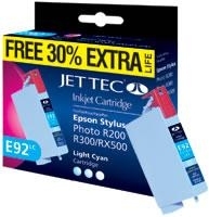 Jet Tec 9353LCJB (light-cyan) [E92lc] cartuccia d'inchiostro Ciano chiaro