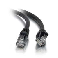C2G Câble de raccordement réseau Cat5e avec gaine non blindé (UTP) de 0,3 M - Noir