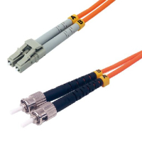 MCL 1m ST/SC câble de fibre optique OM1 Bleu, Gris, Orange