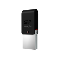 Silicon Power 8GB Mobile X31 USB flash drive USB Type-A / Micro-USB 3.2 Gen 1 (3.1 Gen 1) Zwart, Zilver