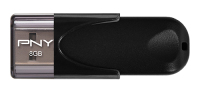 PNY Attaché 4 pamięć USB 8 GB USB Typu-A 2.0 Czarny