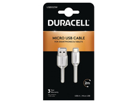Duracell Sync/Charge Cable 2 Metre White