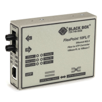 Black Box LMC212A-SM-R3 Netzwerk Medienkonverter Eingebaut 10 Mbit/s 1310 nm Einzelmodus Grau