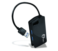 Siig JU-H30812-S1 interface hub USB 3.2 Gen 1 (3.1 Gen 1) Type-A 5000 Mbit/s Black