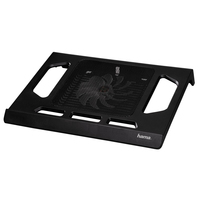 Hama 00053070 laptop hűtőpad 43,9 cm (17.3") Fekete
