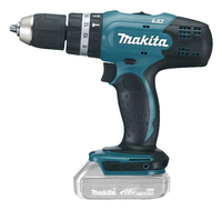 Makita DHP453Z boor Zonder sleutel 1,7 kg Zwart, Groen, Zilver