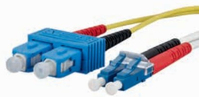 METZ CONNECT 151P1EOJO10E cavo a fibre ottiche 1 m 2x SC 2x LC OS2 Giallo