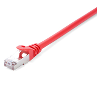 V7 Red Cat5e Shielded (STP) Cable RJ45 Male to RJ45 Male 1m 3.3ft