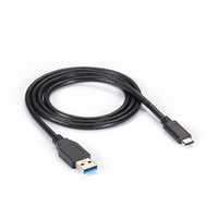 Black Box USB3C-1M USB kábel USB 3.2 Gen 1 (3.1 Gen 1) USB C USB A Fekete