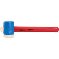 KS Tools 117.1131 martillo Maza de goma Azul, Rojo