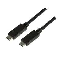 LogiLink CU0129 USB cable 1 m USB 3.2 Gen 2 (3.1 Gen 2) USB C Black
