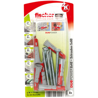 Fischer DuoPower Schrauben- & Dübelsatz 40 mm