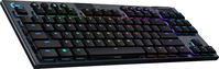 Logitech G G915 TKL Tenkeyless LIGHTSPEED Wireless RGB Mechanical Gaming Keyboard - GL Clicky billentyűzet USB QWERTZ Német Szén