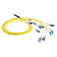 ACT DC5563 Glasvezel kabel 80 m LC OS2 Geel