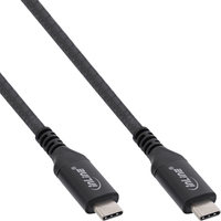 InLine 35901A USB-kabel USB4 Gen 3x2 1 m USB C Zwart