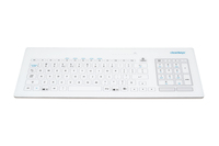 Cleankeys CK5 Tastatur USB Schweiz Weiß