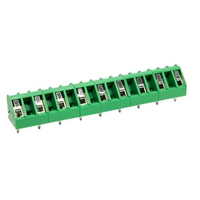 Camdenboss CTBP4000/9 terminal block Green