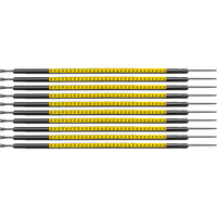 Brady SCNG-05-Z cable marker Black, Yellow Nylon 300 pc(s)